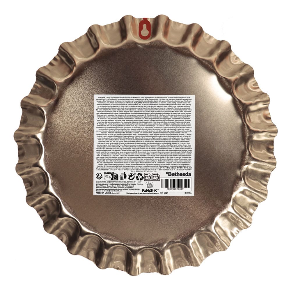 Fallout Placa de Chapa Sunset Sarsaparilla Bottle Cap