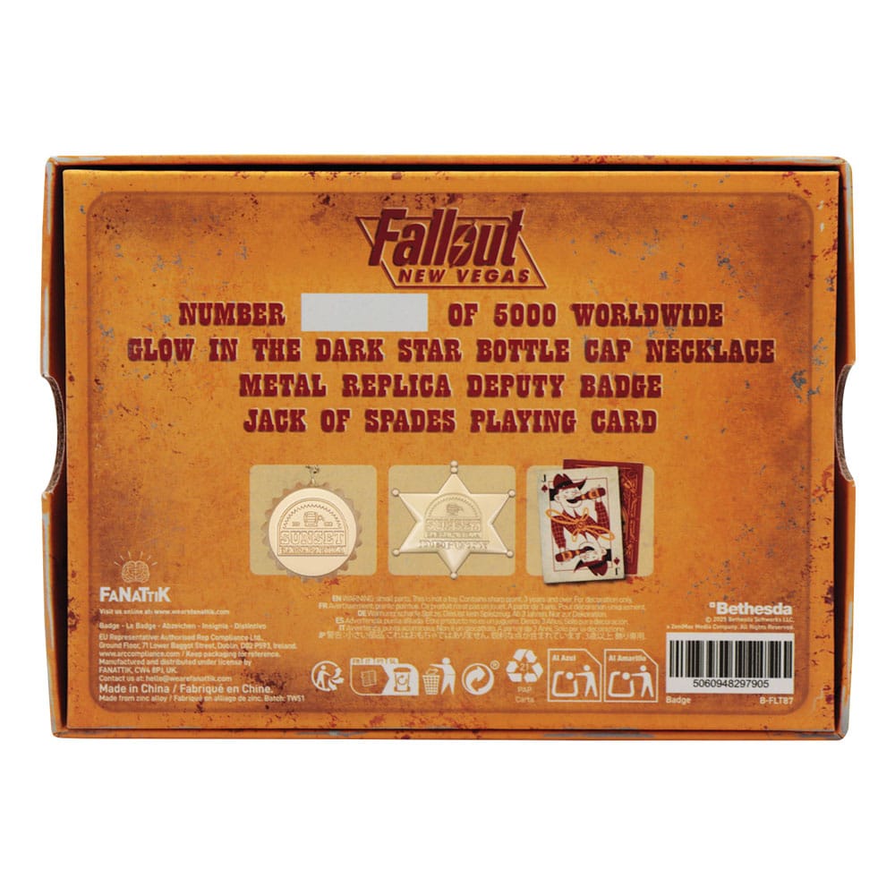 Fallout réplique colección Sunset Sarsaparilla Legend of the Star Gold Coloured Limited Edition