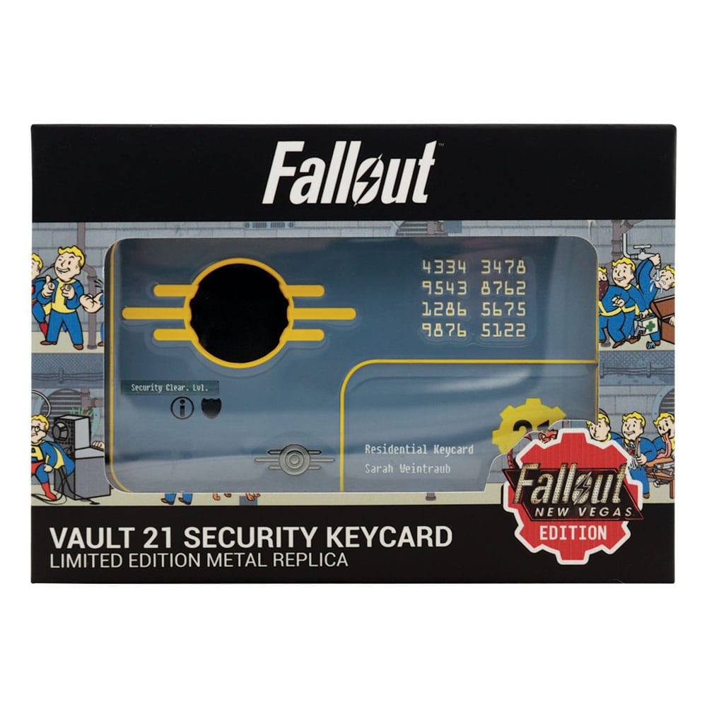 Fallout: New Vegas Réplica Vault 21 Security Keycard Limited Edition