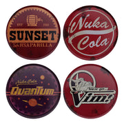 Fallout Pack de 4 Posavasos Metal Drinks