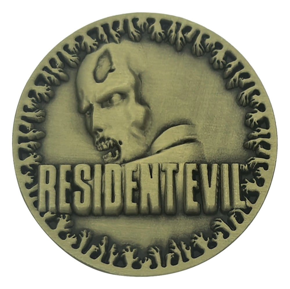 Resident Evil Moneda 30th Anniversary Antique Brass Edition Frikytopia