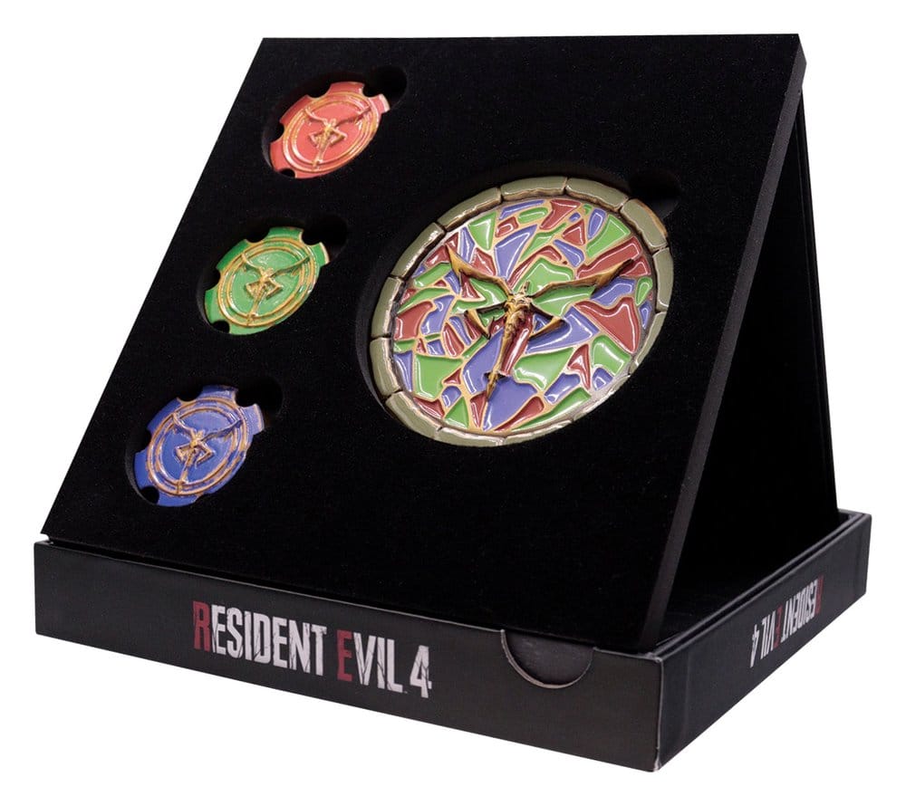 Resident Evil 4 Réplica Church Puzzle Medallion Set Frikytopia