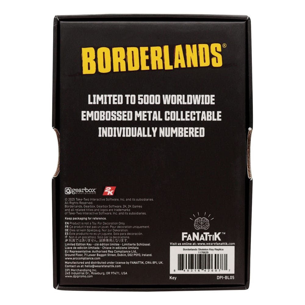 Borderlands Réplica Gold Key