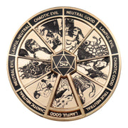 Dungeons & Dragons Chapa Alignment Spinner Coloured Limited Edition