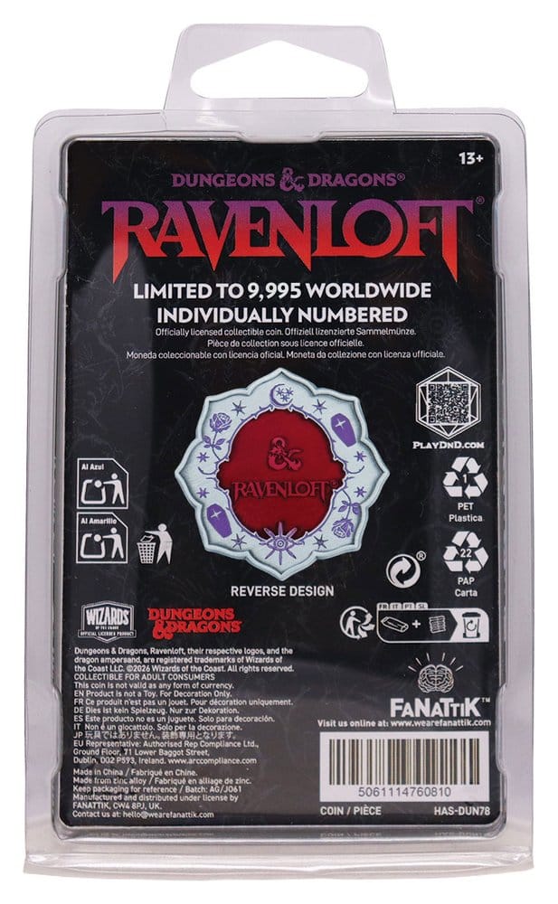 Dungeons & Dragons Moneda Ravenloft Limited Edition