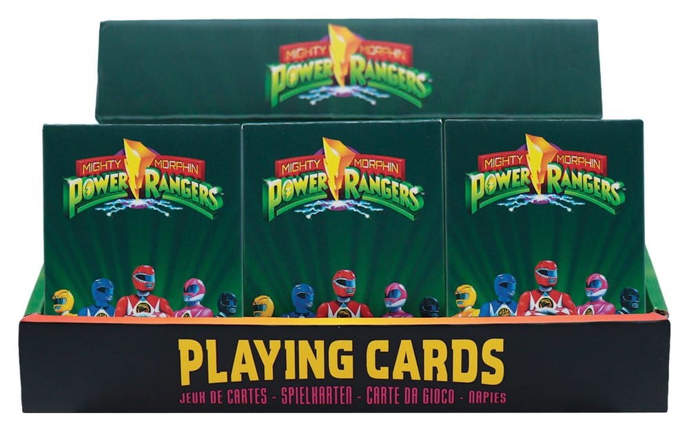 Power Rangers Cartas de Juego Expositor (12)