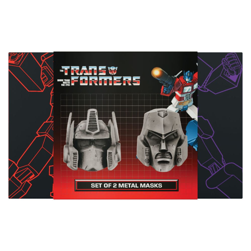 Transformers Réplica Set of 2 Helmets Optimus Prime & Megatron Limited Edition