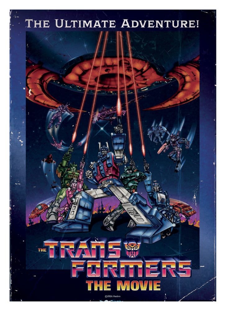 Transformers Litografia The Movie 40th Anniversary Limited Edition 30 x 42 cm