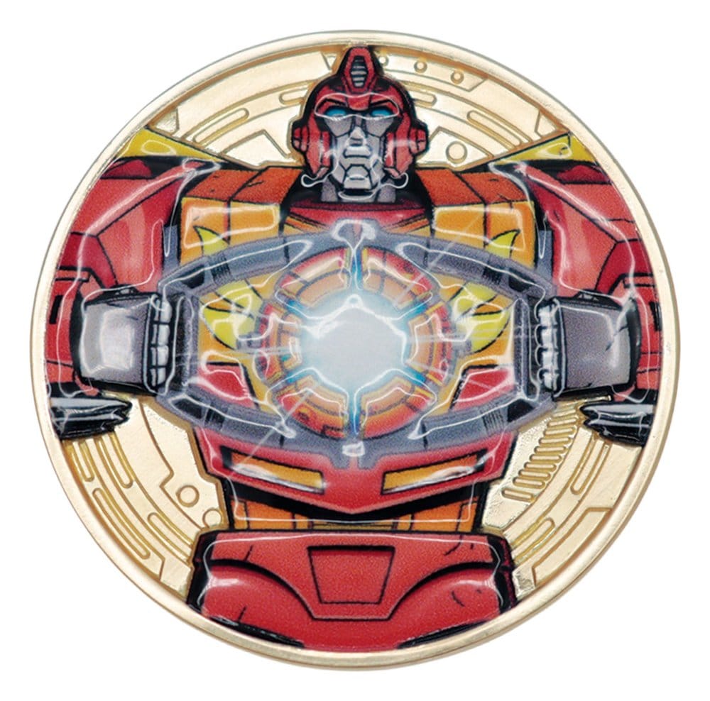 Transformers Moneda The Movie 40th Anniversary Limited Edition 24k Gold Plated