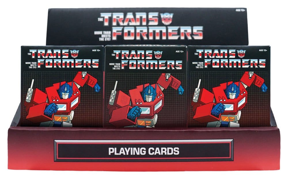 Transformers Cartas de Juego Expositor (12) Frikytopia