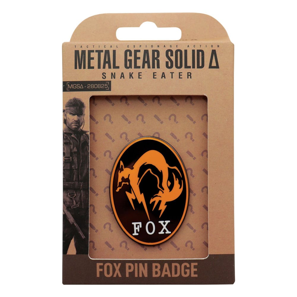 Metal Gear Solid Delta Chapa Fox Limited Edition