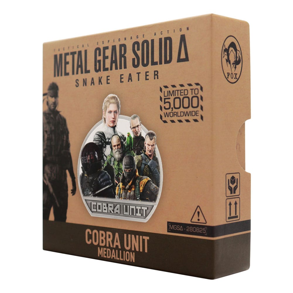 Metal Gear Solid Delta Medallón Cobra Unit Limited Edition