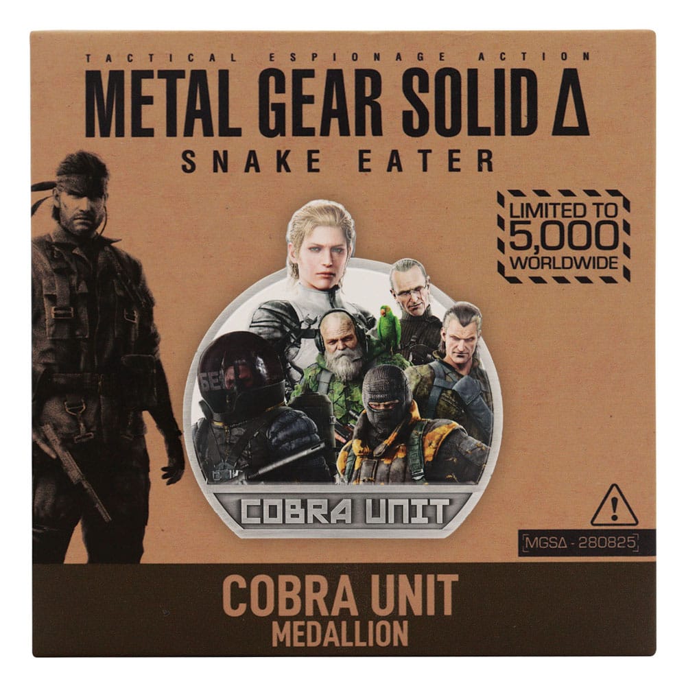Metal Gear Solid Delta Medallón Cobra Unit Limited Edition