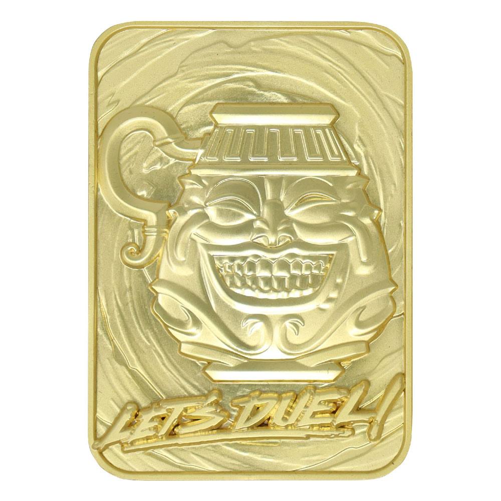 Yu-Gi-Oh! Réplica Card Pot of Greed (bañado en oro) Frikytopia