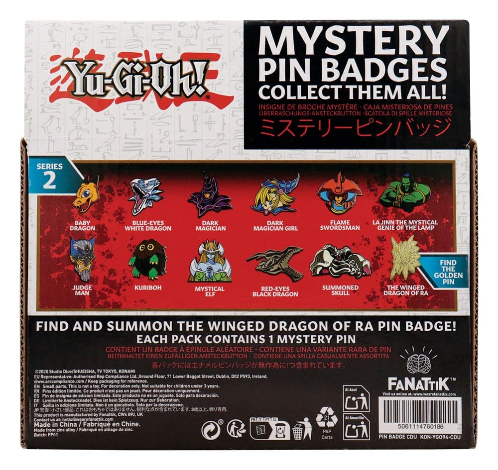 Yu-Gi-Oh! Mystery Chapas Volume 2 Cajas Sorpresas Expositor (12)