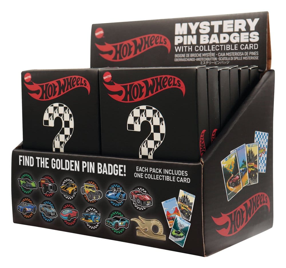 Hot Wheels Mystery Chapas Cajas Sorpresas Expositor (12) Frikytopia