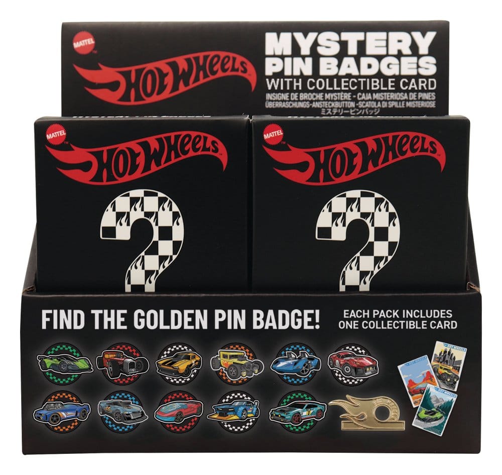 Hot Wheels Mystery Chapas Cajas Sorpresas Expositor (12)