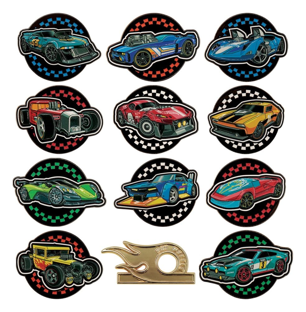Hot Wheels Mystery Chapas Cajas Sorpresas Expositor (12)