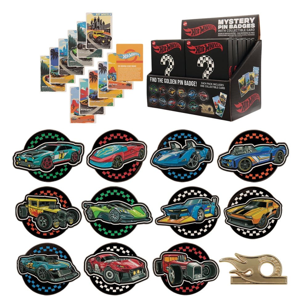 Hot Wheels Mystery Chapas Cajas Sorpresas Expositor (12)