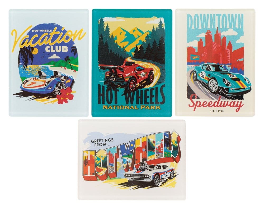 Hot Wheels Set de Imanes Location Frikytopia
