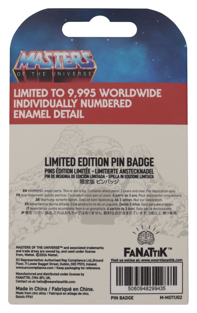 Masters of the Universe Chapa Skeletor Limited Edition