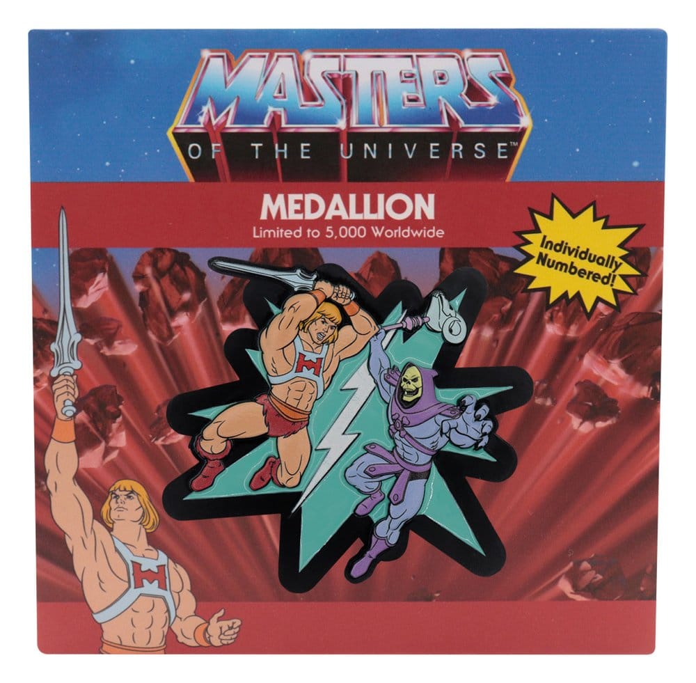 Masters of the Universe Medallón He-Man vs Skeletor Limited Edition