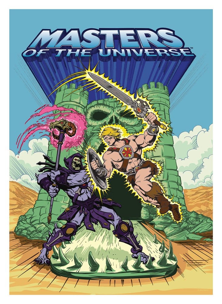 Masters of the Universe Litografia He-Man & Skeletor Limited Edition 42 x 30 cm Frikytopia