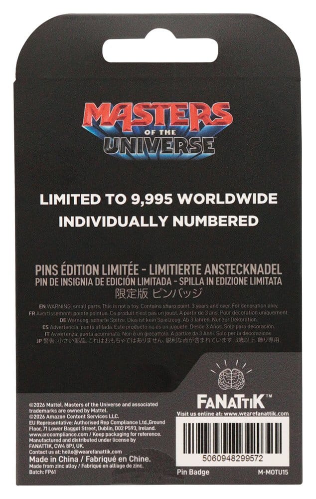 Masters of the Universe 2026 Chapa He-Man Limited Edition