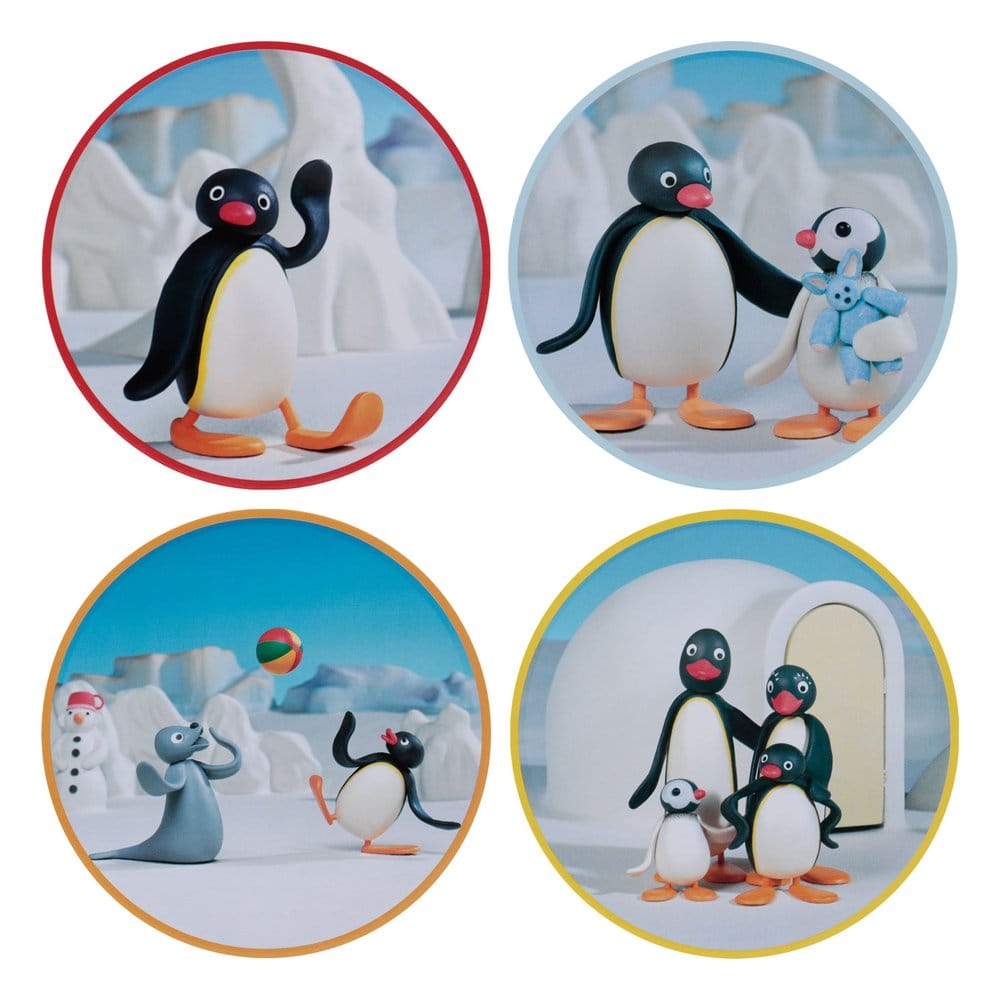 Pingu Pack de 4 Posavasos Frikytopia