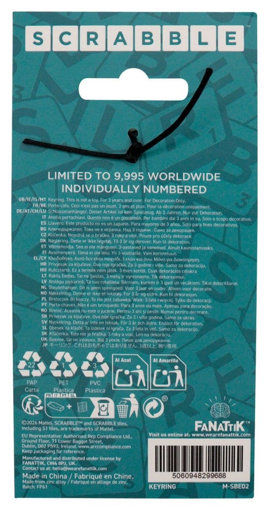 Scrabble Llavero Keys Limited Edition