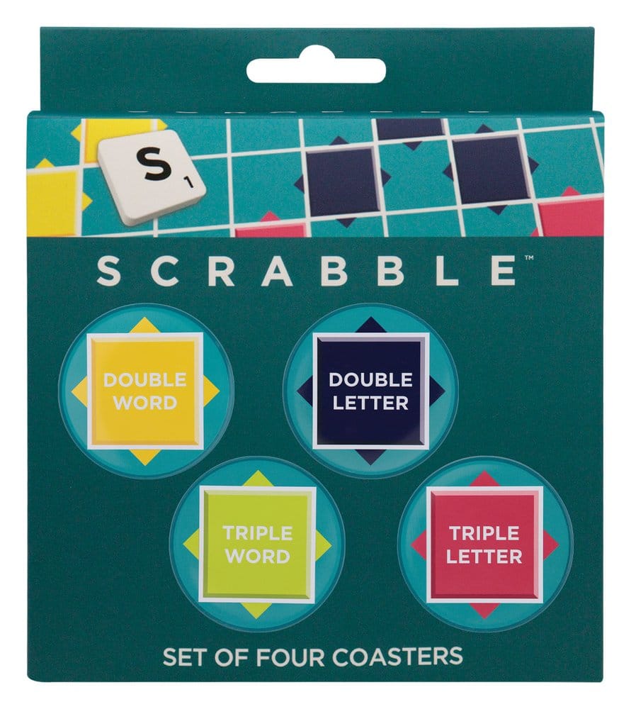 Scrabble Pack de 4 Posavasos