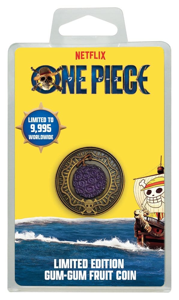 One Piece Moneda Gum Gum Coin Limited Edition 4 cm