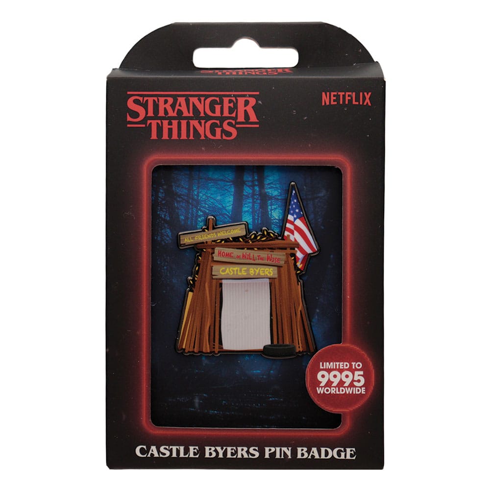 Stranger Things Chapa Castle Byers Limited Edition