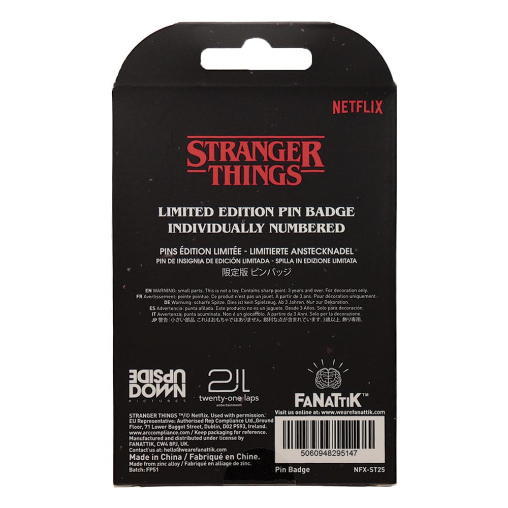 Stranger Things Chapa Hellfire Lives Limited Edition
