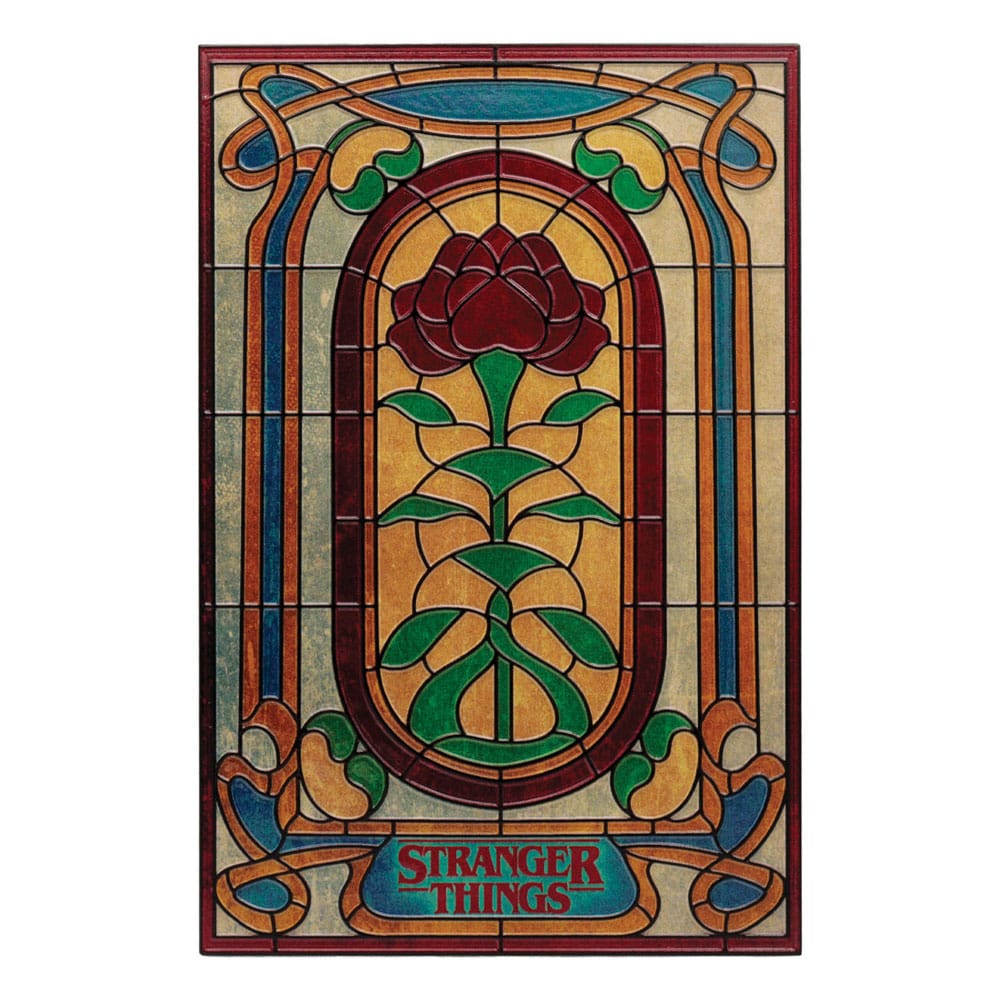 Stranger Things  Placa de resina Creel House Stained Glass Window Frikytopia