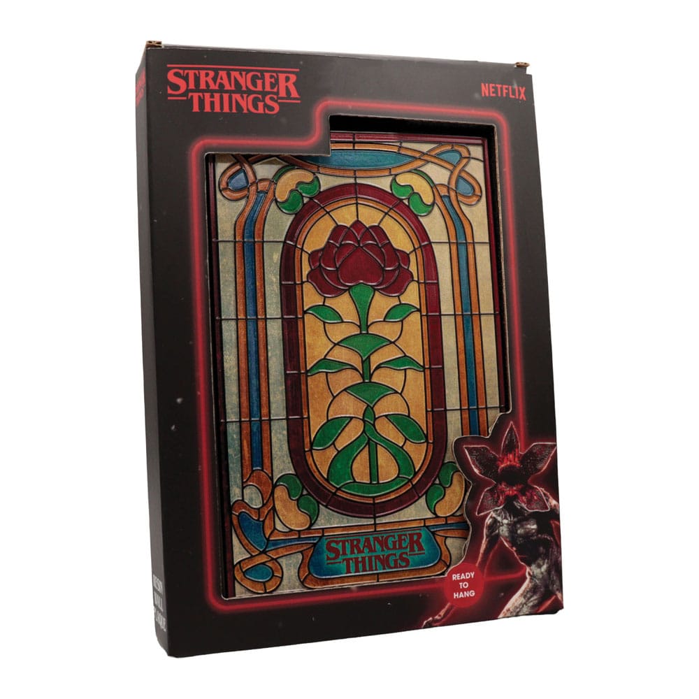 Stranger Things  Placa de resina Creel House Stained Glass Window