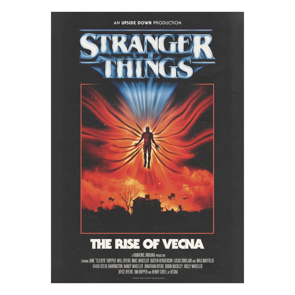 Stranger Things Litografia The Rise of Vecna Limited Edition 42 x 30 cm