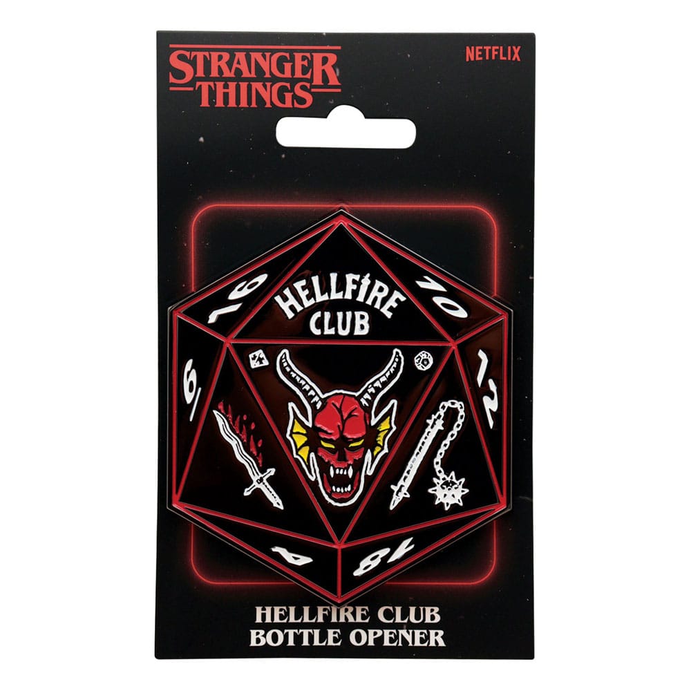 Stranger Things Abrebotellas Hellfire Club