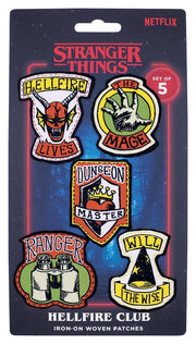 Stranger Things Parches de Tela 5-Pack