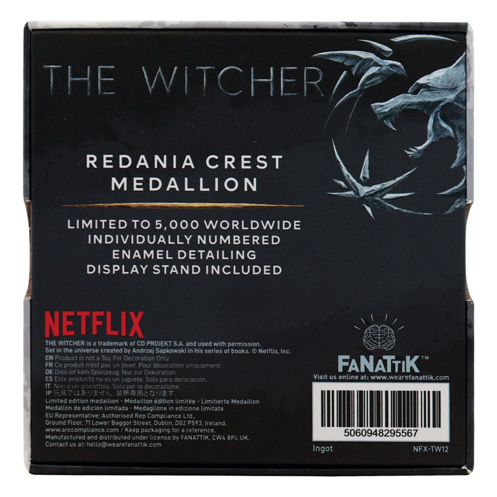 The Witcher Medallón Redania Crest Limited Edition