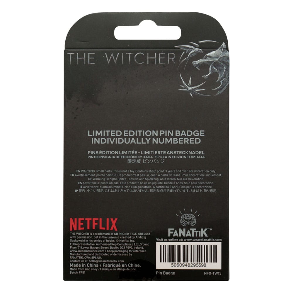 The Witcher Chapa Witcher Symbol Limited Edition