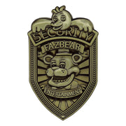 Five Nights at Freddy´s Réplica Security Badge Antique Brass Edition