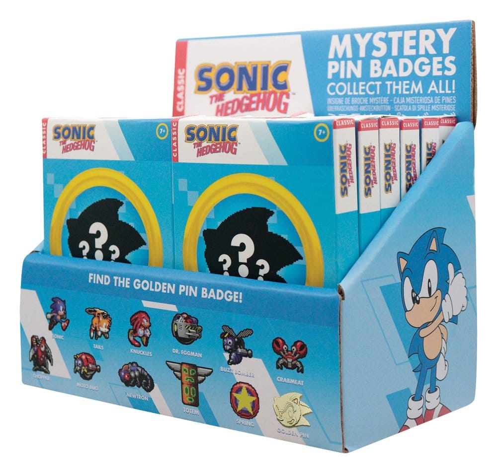 Sonic The Hedgehog Mystery Chapas Cajas Sorpresas Expositor (12)