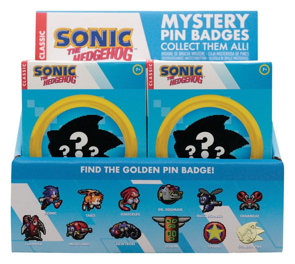 Sonic The Hedgehog Mystery Chapas Cajas Sorpresas Expositor (12)