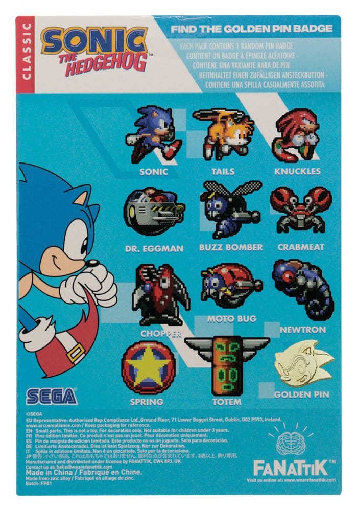 Sonic The Hedgehog Mystery Chapas Cajas Sorpresas Expositor (12)