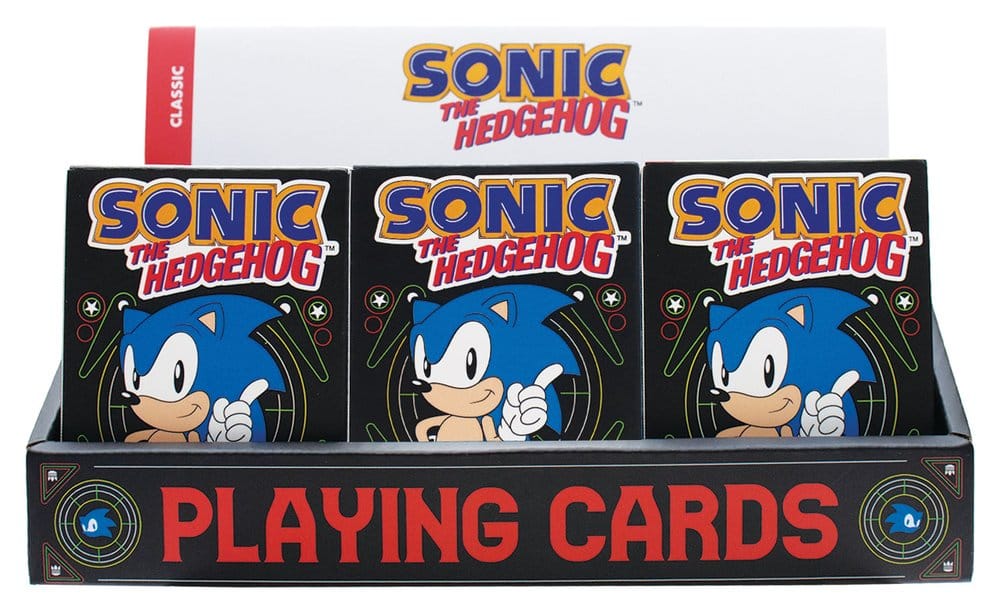 Sonic the Hedgehog Juego de Cartas Expositor (12 Paquetes) Frikytopia
