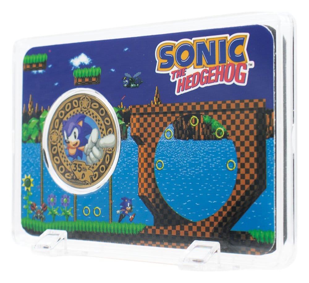 Sonic the Hedgehog Moneda de Colección 35 Aniversario Edición Limitada