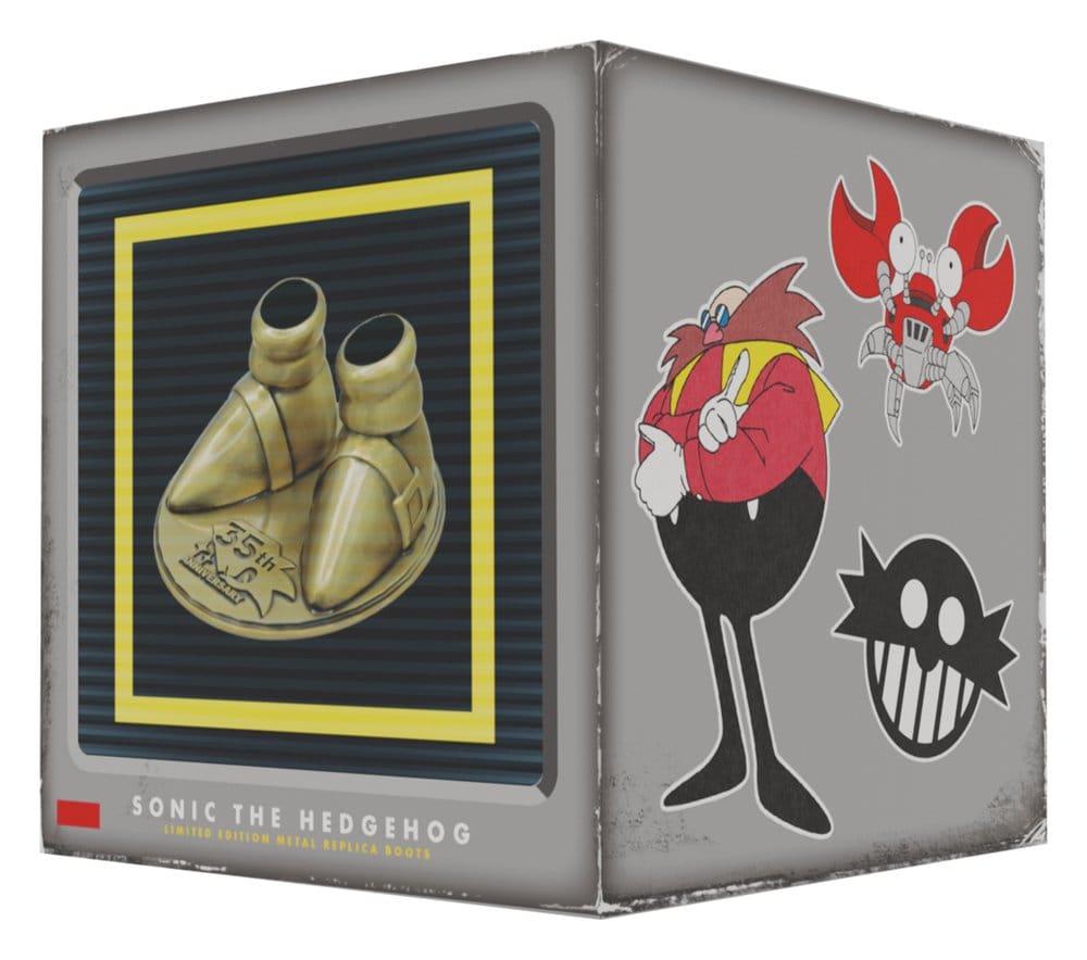 Sonic the Hedgehog Réplica 35th Anniversary Metal Boot Limited Edition