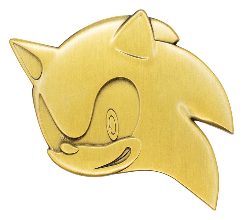 Sonic the Hedgehog Juego de Medallones 35th Anniversary Then & Now Limited Edition