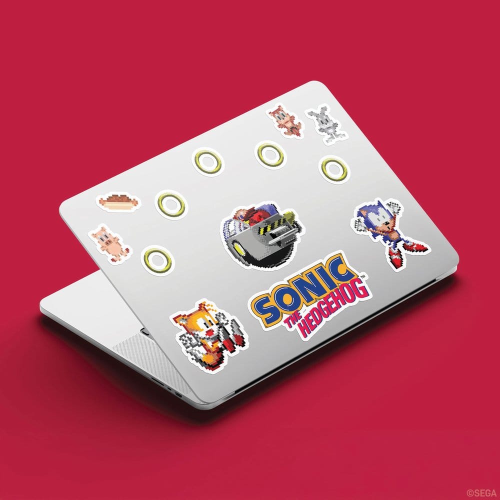 Sonic - The Hedgehog Pegatina Tech